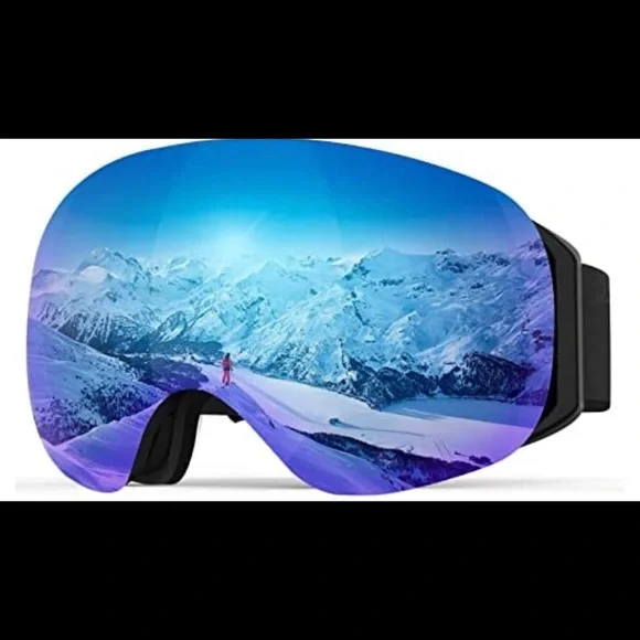 NWT Ski Goggles, Snowboard Goggles, Mag-Pro Magnetic Interchangeable Lenses